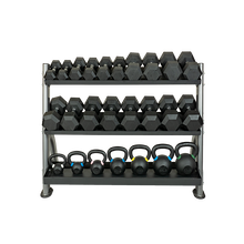 Load image into Gallery viewer, Dumbbell Kettlebell Rack