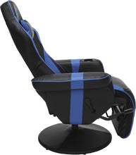 Load image into Gallery viewer, Blue 900 Gaming Recliner With Adjustable Leg Rest Cupholder