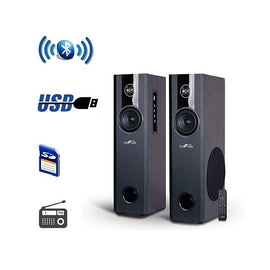 beFree Sound 2.1 Channel Home Theater Bluetooth Powered Double Tower