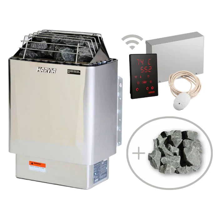 Harvia Kip 8.0 KW Built in Controller with Wifi