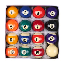 Load image into Gallery viewer, 25MM / 32MM / 38MM Children Billiards Table Balls Set Resin Small Pool