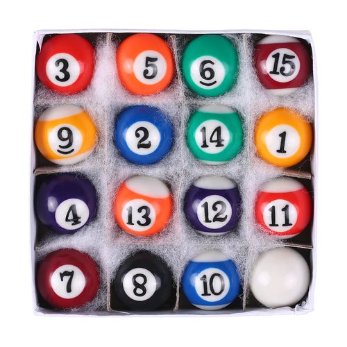 25MM / 32MM / 38MM Children Billiards Table Balls Set Resin Small Pool