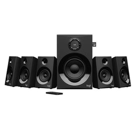Logitech Z607 5.1 Surround Sound Speakers SD USB FM 160 WATTS 133.35