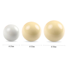 Load image into Gallery viewer, 25MM / 32MM / 38MM Children Billiards Table Balls Set Resin Small Pool