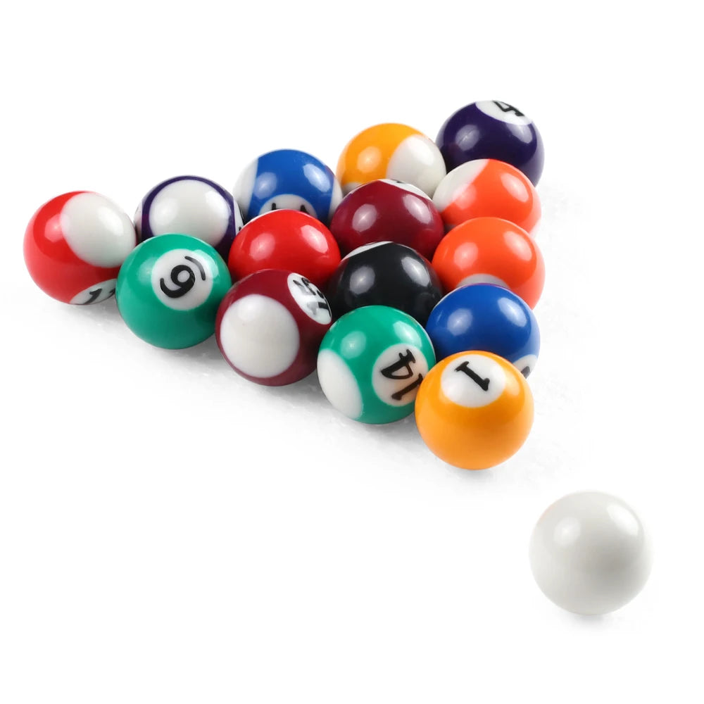 25MM / 32MM / 38MM Children Billiards Table Balls Set Resin Small Pool