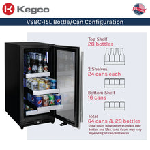 Load image into Gallery viewer, Kegco 30&quot; Wide Side-by-Side Beverage Center and Single Tap Kegerator