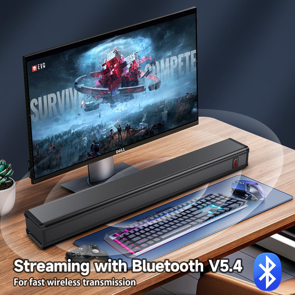 31.5in Soundbar For TV & 3D Surround Sound Bar For TV With Subwoofer &