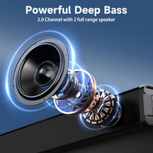 Load image into Gallery viewer, 31.5in Soundbar For TV &amp; 3D Surround Sound Bar For TV With Subwoofer &amp;